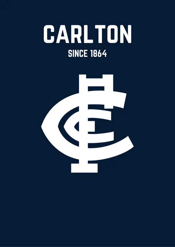 Carlton Blues Digital Art Print