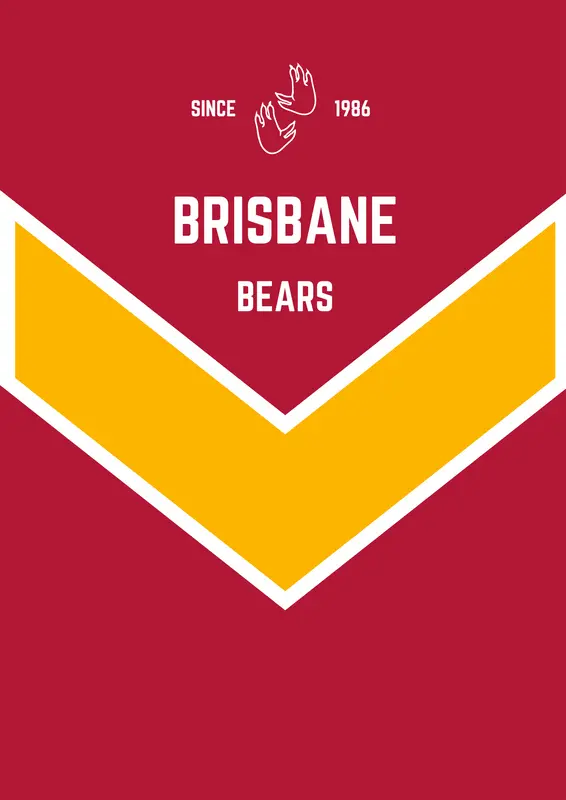 Brisbane Bears A2 Digital Print