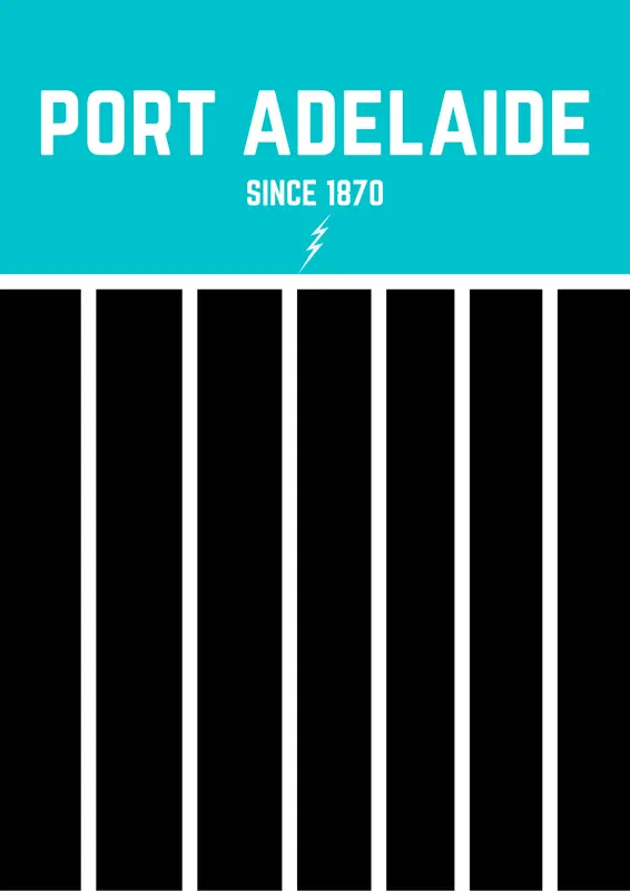 Port Adelaide Retro Digital Art